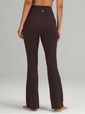 Rare Lululemon Groove Super-High-Rise Flared Legging Nulu Size 20 French Press